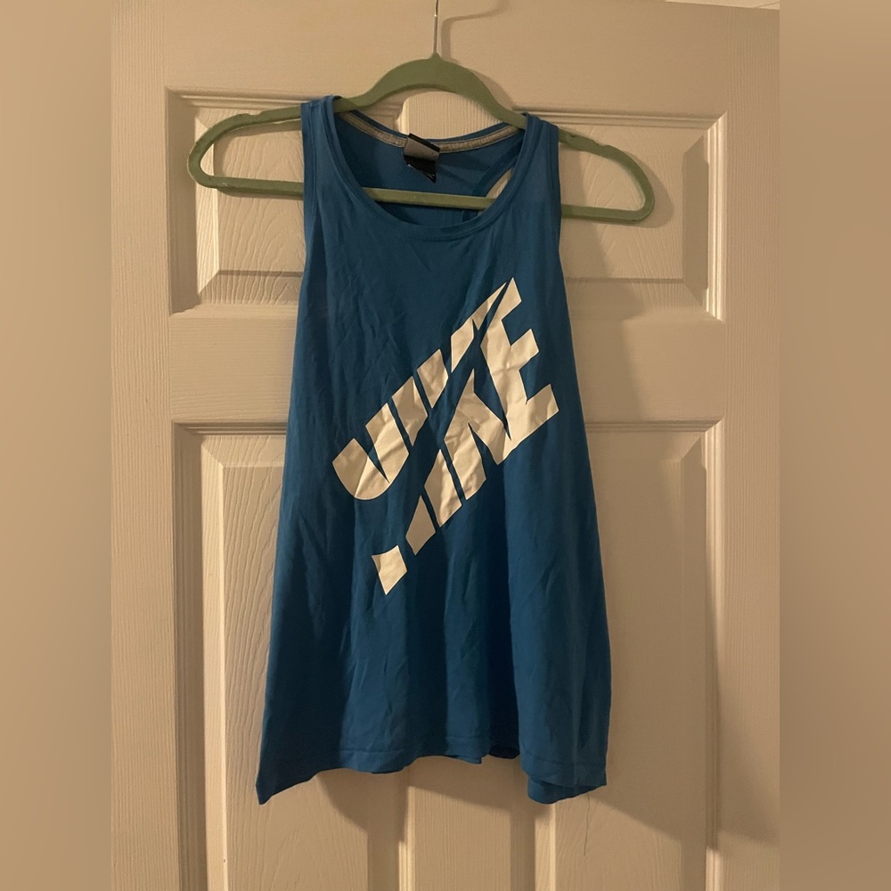 Nike blue tank